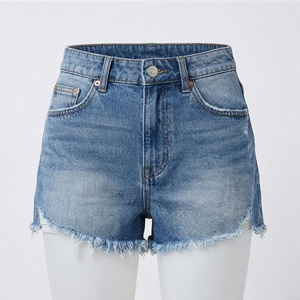 Heavy <b>Work</b> Casual Denim Shorts Colorful Floral Embroidery Womens Summer Loose <b>Jeans</b> Top Quality Customized Color Fits - Product Image 1