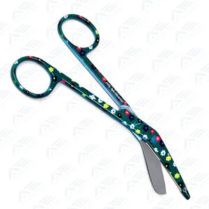 Design et couleur personnalisés prix d'usine 7.5 Ciseaux traumatologiques EMT Utilitaire d'urgence Ciseaux à bandage en acier inoxydable Instrument médical - Product Image 6