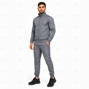 Mens Basketball Waterproof Windproof Breathable 100% <b>Nylon</b> Tracksuit Full Zip Jacket Athletic <b>Jogger</b> Pants Two Piece Winter Set - Product Image 2