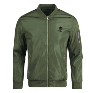 Diseña tu propia chaqueta bomber con logotipo, servicio OEM personalizado, tela ligera, chaqueta de invierno para hombre en venta - Product Image 1