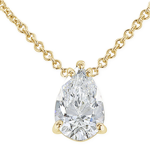 Colgante Solitario con Diamante de Laboratorio en Forma de Pera de 1.55 Quilates - Joyería Elegante para Mujer - Product Image 2