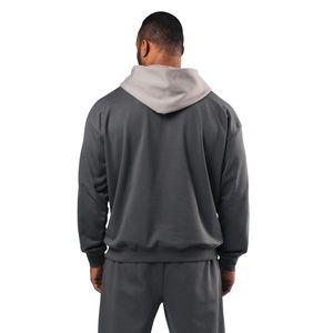 Sweat-shirt à capuche gris anthracite pour homme, en molleton épais, à manches longues, décontracté, pour la gym, l'entraînement, le sport et le streetwear - Product Image 6