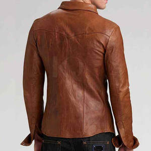 Camisas de Cuero Elegantes para Hombre, Tela Resistente, Ajuste Cómodo, Material Suave de Primera Calidad, Ideal para la Oficina y Uso Casual - Product Image 3