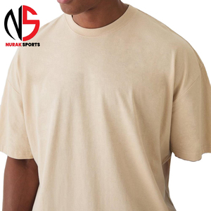 Heavy Weight Oversized Drop Shoulder <b>T</b> <b>Shirts</b> Custom Print <b>Men's</b> Breathable 100% cotton <b>T</b>-<b>shirt</b> for <b>men</b> loose fit printed 2026 - Product Image 3