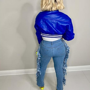 <b>Women</b> Premium Baseball Bomber <b>Jacket</b> Fashion <b>Varsity</b> Manufacturer USA - Product Image 4