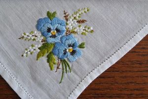 Servilleta de Té con Bordado a Mano Nature4u, Lino Blanco para Mesa de Comedor Fino, Monograma Bordado a Mano, Estilo Japonés, Color Personalizado, Avión - Product Image 3