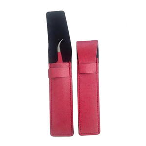 Handmade Style Single Piece <b>Leather</b> Tweezer <b>Pouch</b> With Strong Stitching Compact Shape And Practical Storage - Product Image 1