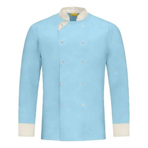 สินค้าใหม่ล่าสุด คุณภาพดี ราคาถูก สำหรับผู้ชาย เสื้อเชฟ สำหรับโรงแรมและร้านอาหาร ชุดทำอาหาร สินค้ามาใหม่จากซัพพลายเออร์ - Product Image 2