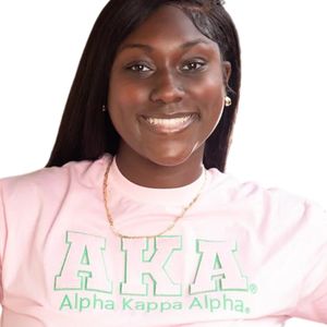 Camiseta Vintage AKA para Mujer con Letras Griegas, Logotipo Clásico, Algodón Premium, Estilo Casual para Uso Diario - Product Image 6