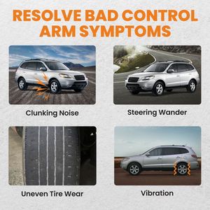 8 Pcs Front Lower Control Arms for Kia Sorento 2011 2013 Left & Right Model K621686 - Product Image 4