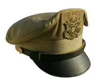 Casquettes à visière de haute qualité, réglables, pour l'extérieur, tendance, neuves, vente en gros, sur mesure, uniformes de garde, WW2, U.S., 100% coton