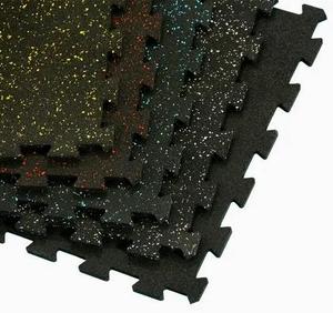 กระเบื้องยางปูพื้นยิมสำหรับบ้านและพื้นที่ออกกำลังกายเชิงพาณิชย์ - Product Image 1