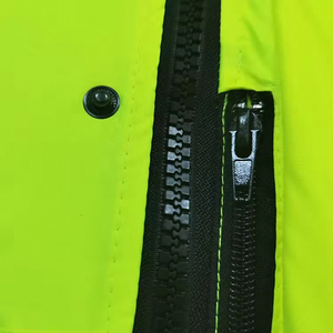 Chaqueta Impermeable Reflectante de Alta Visibilidad para Lluvia, Ropa de Trabajo Protectora para Exteriores, Resistente, Ligera y a Prueba de Agua - Product Image 4