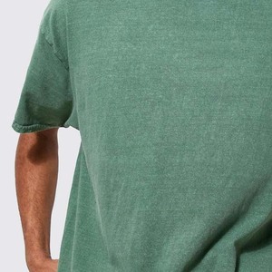 Conjunto de 2 Piezas para Hombre, Talla Grande, Camisa y Pantalones Cortos Transpirables de Secado Rápido, Estilo Casual de Verano, Color Personalizado, Lavado Ácido - Product Image 5