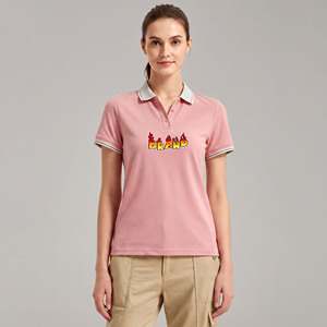 Wholesale 100% Cotton Women's <b>polo</b> <b>Shirts</b> Custom Embroidered Logo Breathable Short Sleeve Solid Color Summer wear <b>ladies</b> <b>polo</b> - Product Image 4