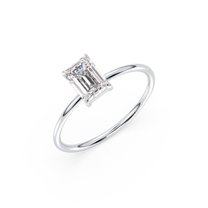 Fabrication de bijoux REYES OEM ODM, bagues de fiançailles solitaires en argent sterling 925 avec moissanite certifiée GRA pour femmes - Product Image 1