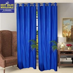Cortina de Ventana de Poliéster Estampada de Lujo, 122 x 152 cm, Ecológica, Ignífuga, con Cenefa, Lista para Usar en el Hogar o Hotel - Product Image 1