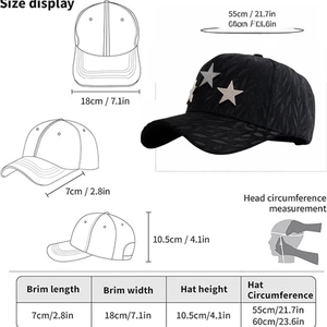 Casquette de baseball sportive unisexe de haute qualité en denim et nylon noir avec visière en daim, 5 panneaux, courbée, couronne moyenne, brodée - Product Image 2