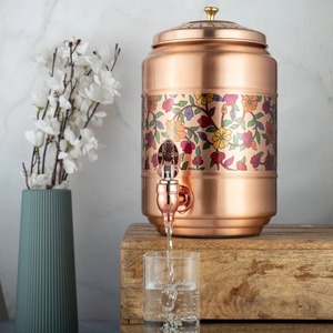 Experience The Benefits Of Storing <b>Water</b> In A Premium Copper <b>Water</b> Dispenser With A Classic Look - Product Image 1