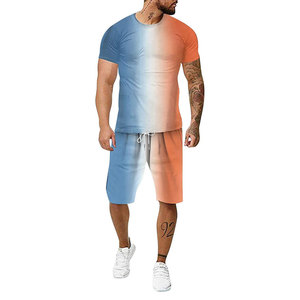 Conjunto de Pantalones Cortos y Camiseta Tei Daye de Algodón 100% Pesado, Unisex, con Logotipo Personalizado, Impresión DTG, Estilo Urbano, Lavado Ácido - Product Image 1