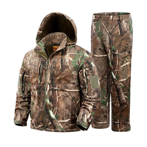 Conjunto de Chaqueta y Pantalones de Camuflaje Táctico para Caza, Impermeable, Resistente al Viento, Traje de Camuflaje para Exteriores, Venta al Por Mayor - Product Image 1