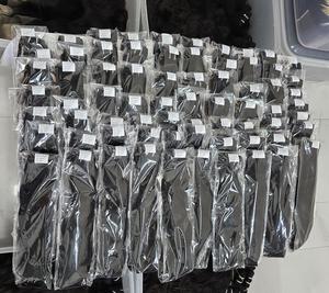 Paquete de cabello virgen de templo indio crudo de alta calidad, extensiones de cabello humano Remy Natural, vendedores de estilo de onda recta de hueso - Product Image 3