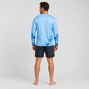 Camisa de pesca profesional para hombre con tela de protección UV, tecnología de secado rápido, bolsillos funcionales y calidad duradera para la pesca. - Product Image 3