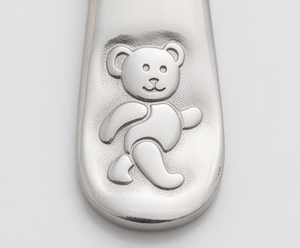 Ensemble de couverts pour enfants au design adorable d'ours, cuillère, fourchette, couteau en métal, parfait pour les repas et les cadeaux des enfants. - Product Image 2