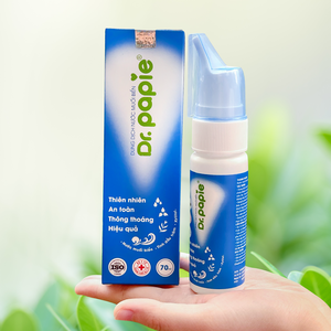 Spray Salin Pur à l'Eau de Mer Naturelle Dr Papie, Hydratant, Réparateur, Nettoyant pour la Peau et Dissolvant de Mucus Nasal, Sans Cruauté Animale, Vente en Gros - Product Image 2