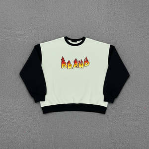 Sweat-shirt unisexe décontracté à épaules tombantes pour femme, en tissu à séchage rapide, grammage lourd, style streetwear, OEM ODM - Product Image 3