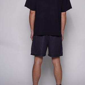 Custom Print Embroidery Logo Summer Double <b>Layer</b> Breathable Mesh Gym Basketball Shorts Men's Flame Pattern <b>Mid</b> Waist Drawstring - Product Image 6