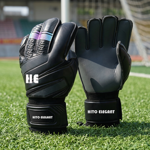 Gants de gardien de but de football professionnels de nouvelle conception, protection des doigts en latex, enfants, adultes, gants de gardien de but de football confortables - Product Image 2