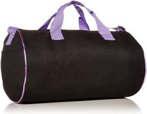 Sac de sport violet à paillettes avec logo de cheerleading, fermeture éclair frontale, pour équipement d'équipe de danse pour enfants, design personnalisé, style cheerleading 2026, vente en gros - Product Image 2