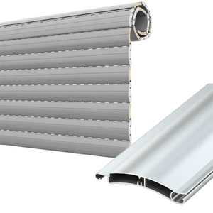 Perfiles Cuadrados de Aleación de Aluminio Gris Serie 6000 Personalizados OEM para Puertas Enrollables - Product Image 1