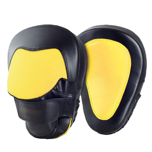 Boxing Target Pad PU Material Breathable Durable <b>Training</b> Equipment for Kickboxing Practice Black Yellow Color - Product Image 3