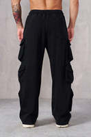 Pantalon de jogging ample pour homme, style vintage urbain, en molleton épais, avec cordon de serrage à la taille, 100% coton, écologique, OEM