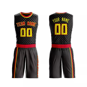Camiseta de Baloncesto Gris con Nuevo Diseño, de Poliéster Estampado, Talla Grande, Personalizable, Reversible, Uniformes de Baloncesto Personalizados para Adultos - Product Image 4