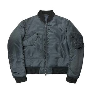 Blouson Bomber en Jean Grande Taille pour Homme Hiver 2025 – Qualité Supérieure, Appliques, Imperméable, Logo Personnalisé – Vente en Gros - Product Image 1