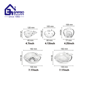 Vente en gros disponible Bols à bonbons en forme de citrouille festifs Différentes tailles Bonbonnière en verre de haute qualité en forme créative avec couvercle - Product Image 2