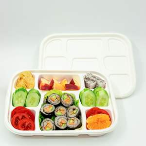 Sugarcane Food Good Price 2025 Newest Quality Containers Leak-proof Microwavable Durable Eco-Friendly Biodegradable Customized - Product Image 5