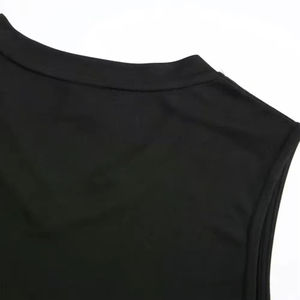 Tenues de sport de basketball sans manches pour hommes, 100 % personnalisées, à séchage rapide, respirantes, ensembles uniformes sur mesure OEM - Product Image 4