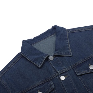 Veste en jean de série OEM avec logo personnalisé pour hommes veste tendance de marque haut de gamme de couleur unie pour hommes - Product Image 6