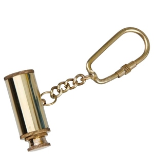 Brass <b>Carabiner</b> Telescope <b>Keychain</b> Handmade Vintage Fashion Lightweight Religious Waterproof Keyring for Birthday Wedding Travel - Product Image 5