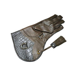 Gants de fauconnerie respirants avec protection des doigts, nouveau design pour gants personnalisables avec logo - Product Image 1