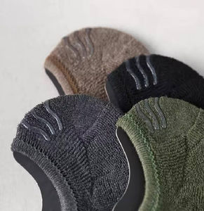 Chaussettes courtes pour hommes, mi-mollet, décontractées, douces, basses, antidérapantes, respirantes, pour l'été et l'automne, en nylon, vente en gros - Product Image 5