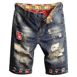 Nuevos Shorts de Mezclilla para Hombre, Transpirables, de Verano, de Alta Calidad, de Secado Rápido, Cintura Elástica, Color Personalizado, Estilo Casual - Product Image 1