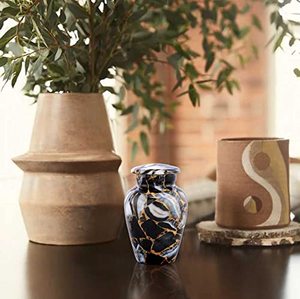 Decorative Luxury Aluminum <b>Keepsake</b> Ash Urn Funeral <b>Memorial</b> Container Featuring Smooth Premium Finish And Detailing - Product Image 5