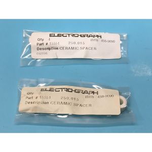Lot de 6 entretoises en céramique Electro-Graph 15551, 182872 - Équipements et pièces semi-conductrices de confiance de la marque globale Legacy - Product Image 1