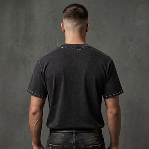 Camiseta Corta Glory Custom Trendy Look, 100% Algodón, Tela Suave, Estilo Vintage, Mangas Cortas, Lavada, Unisex - Product Image 5