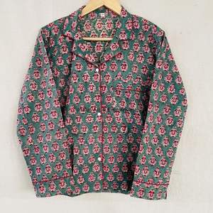 Nouvel arrivage : Ensemble de nuit en coton pour femme, magnifique pyjama indien imprimé à la main, 100 % coton - Product Image 4